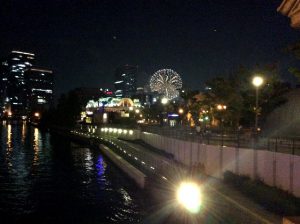 Fireworks Photo Kitahama Lion Bridge 北浜 ライオン橋淀川の花火写真
