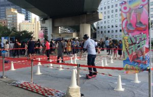 Pinkribbon Pilates Nordic Walking バランスモビリティ 中之島公園 北浜 写真