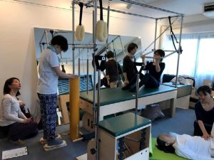 Pilates Equipment Machine Excecise Trial Footprints ピラティス マシン エクササイズ 体験会 フットプリント
